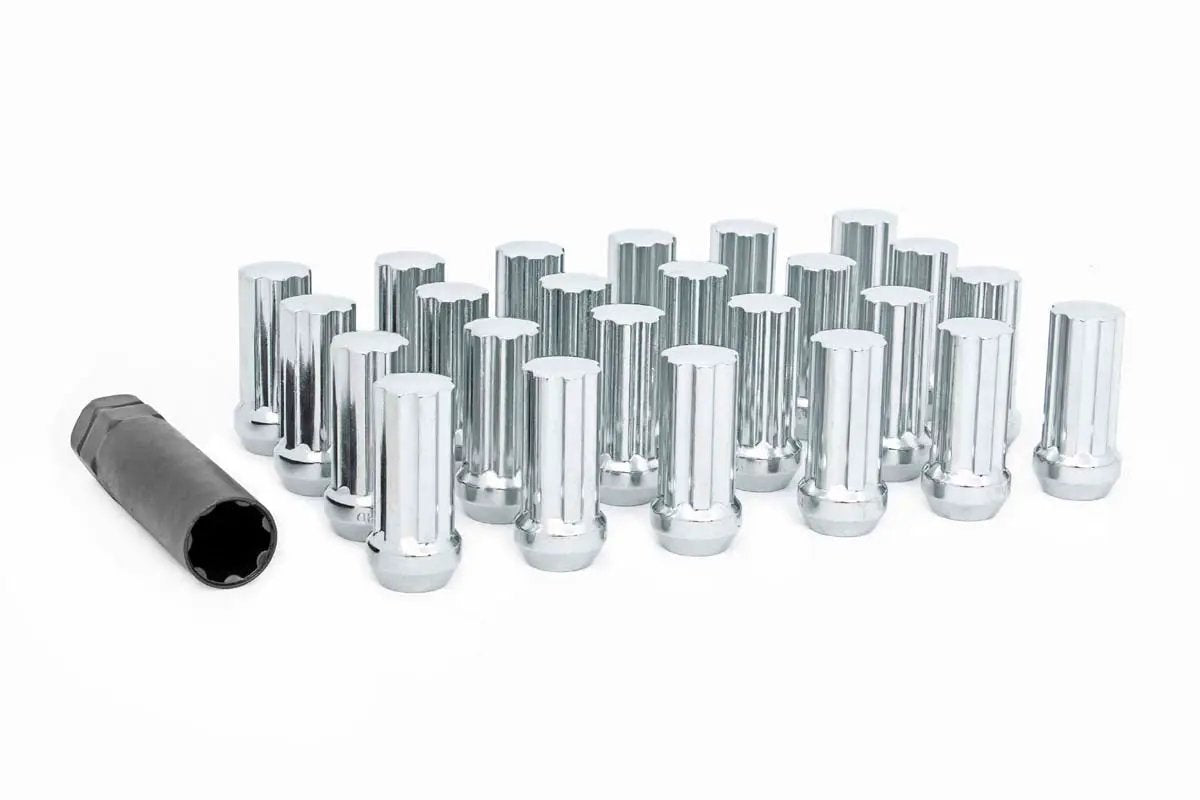 M14 x 2.0 Lug Nut Set of 32 | Chrome by Rough Country