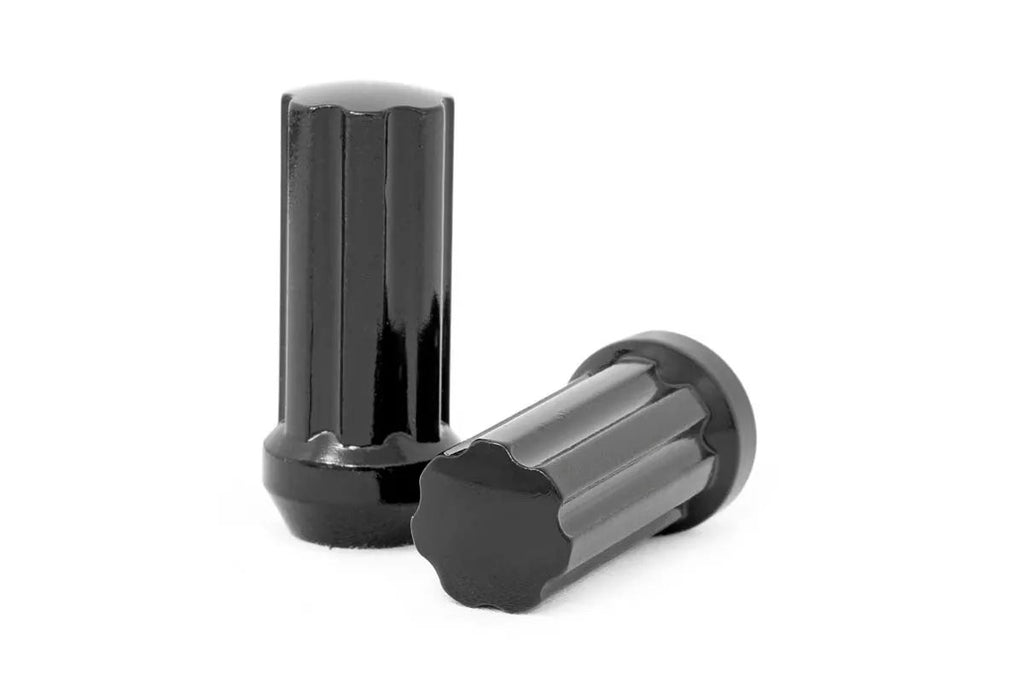 M14 x 2.0 Lug Nut Set of 24 | Black by Rough Country
