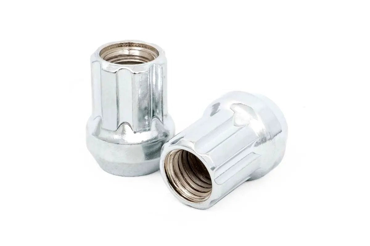 M12 x 1.5 Lug Nut Set of 24 |Chrome | Open End by Rough Country