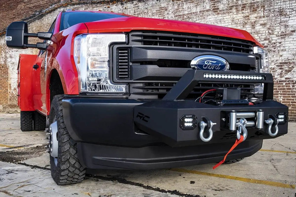 EXO Winch Mount Kit | Ford F-250/F-350 Super Duty 2WD/4WD (2017-2020) by Rough Country