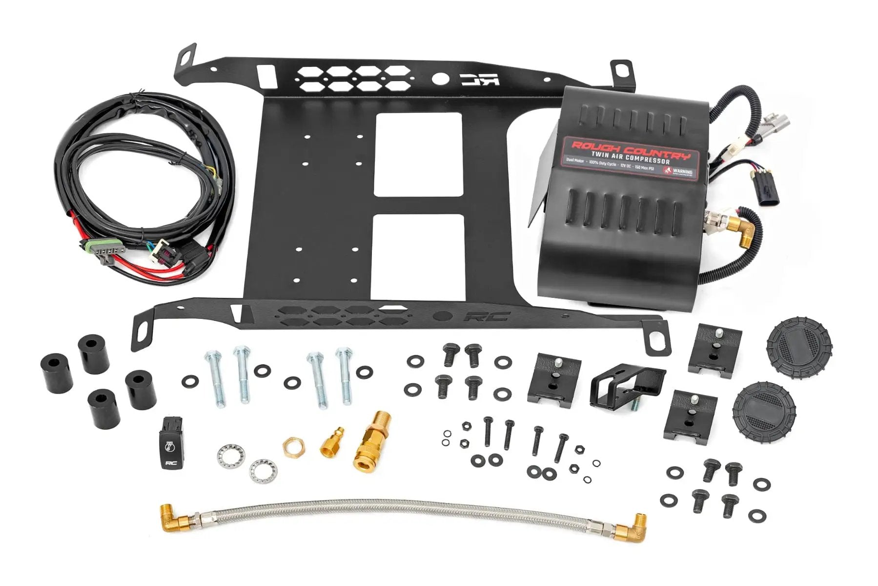 Under Seat Compressor Kit | Toyota Tacoma 2WD/4WD (2005-2023) by Rough Country