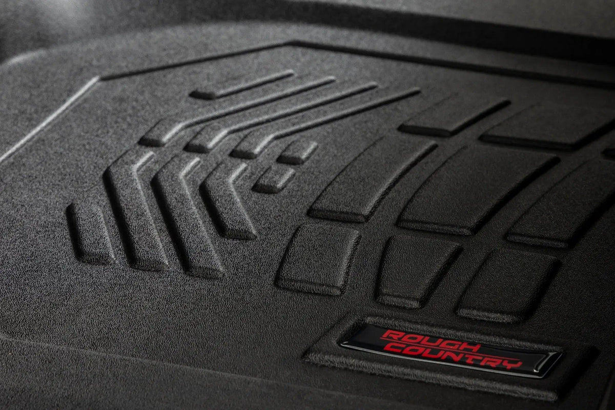 Sure-Fit Floor Mats | FR & RR | FR Bucket | Crew | Chevy/GMC 1500/2500HD/3500HD (19-26) by Rough Country