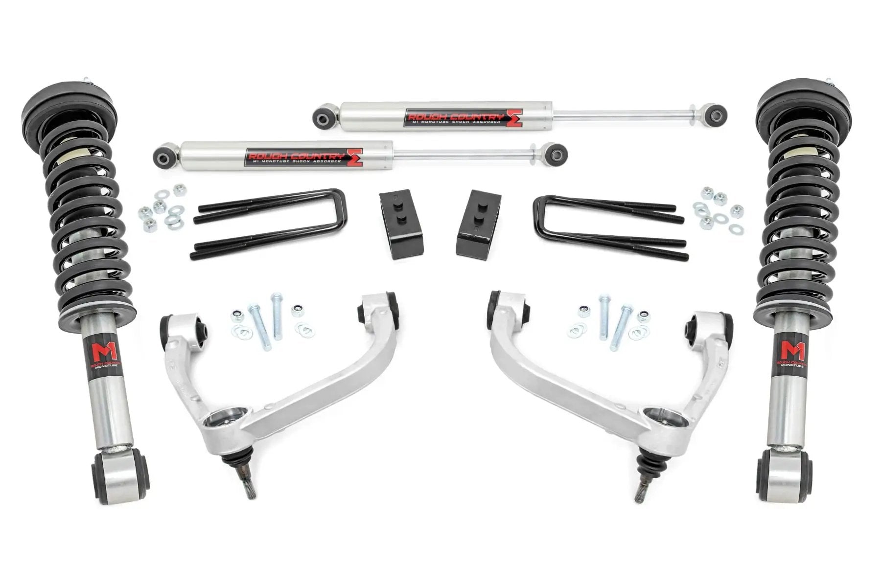 3 Inch Lift Kit | M1 Struts | Ford F-150 4WD (2009-2013) by Rough Country