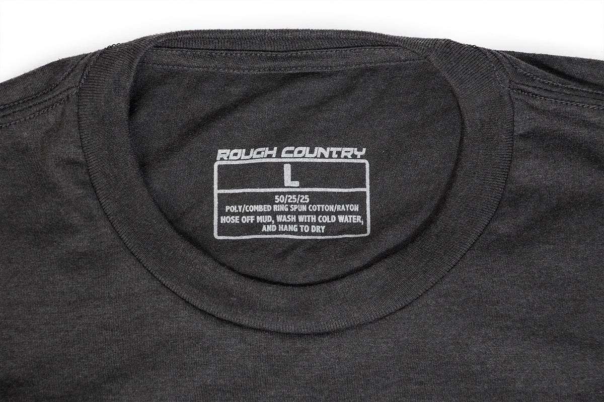 Rough Country T-Shirt | Born & Raised | Black | 3XL by Rough Country