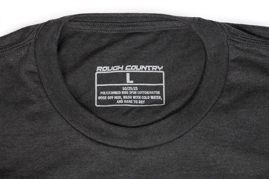 Rough Country T-Shirt | Born & Raised | Black | MD by Rough Country