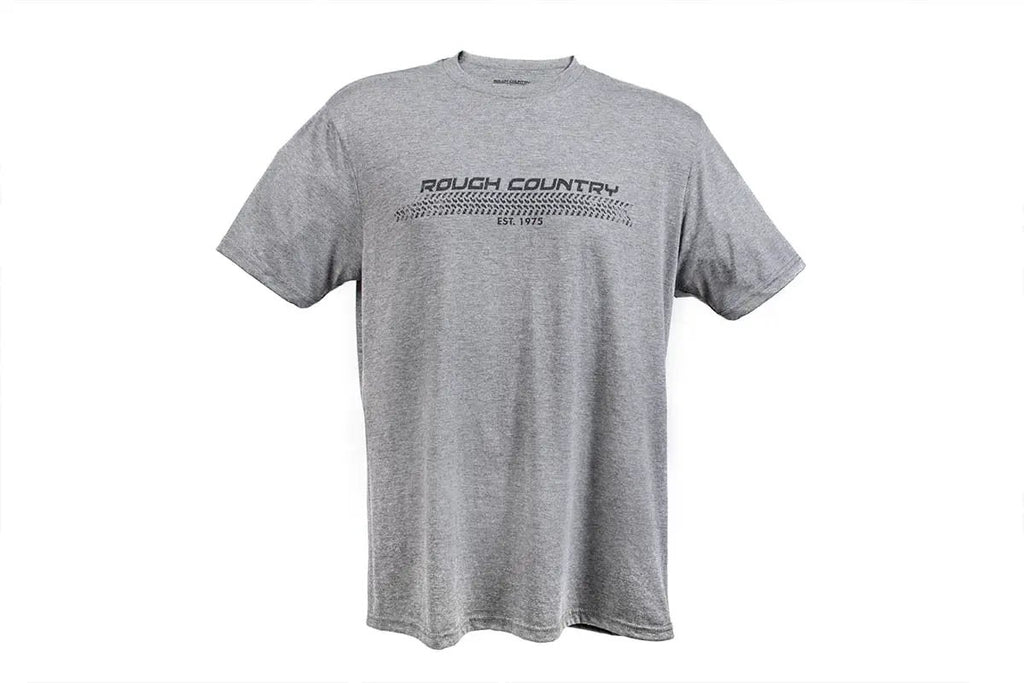 Rough Country T-Shirt | Horizontal Tread | Grey | MD by Rough Country