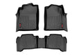 Floor Mats | Front and Rear | Double Cab | Toyota Tacoma 2WD/4WD (2005-2011) by Rough Country