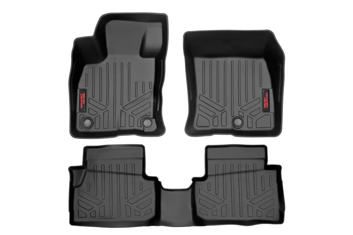 Floor Mats | Front and Rear | Ford Maverick 2WD/4WD (2022-2026) by Rough Country