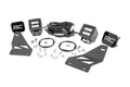 LED Light Kit | Fog Mount | 2" Black Pair | Spot | Nissan Frontier (05-20) by Rough Country