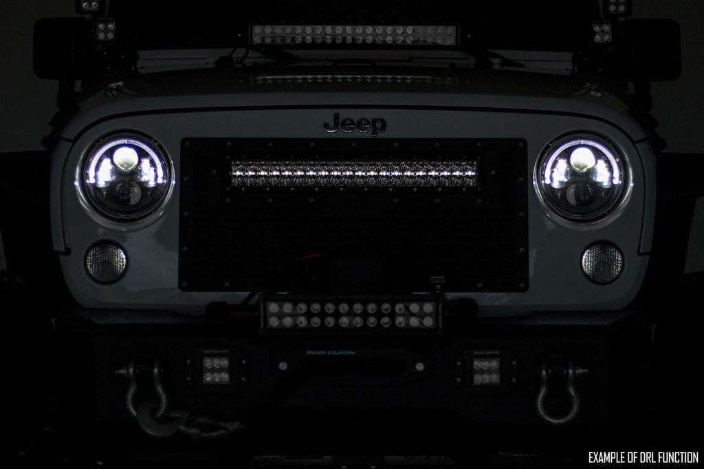 50 Inch Black Series LED Light Bar | Dual Row | Cool White DRL by Rough Country