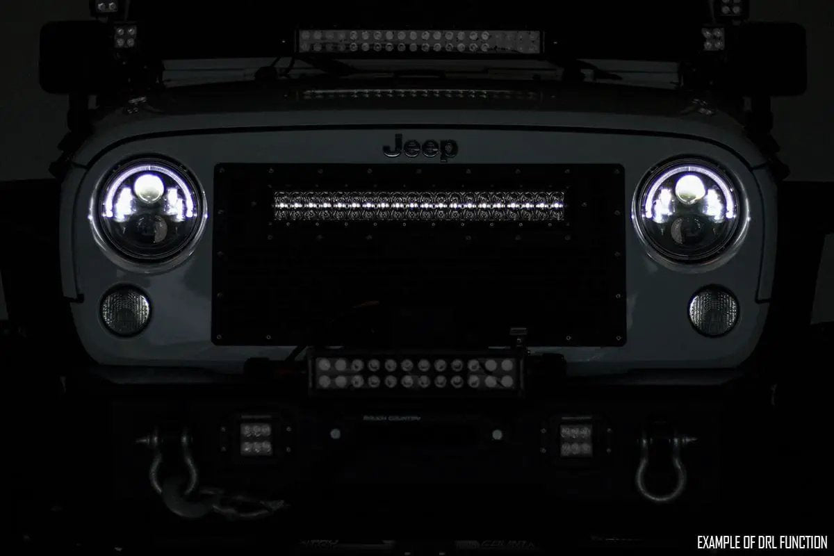 12 Inch Black Series LED Light Bar | Dual Row | White DRL by Rough Country