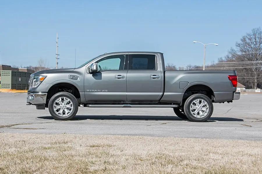2 Inch Lift Kit | Red Spacers | Nissan Titan XD 2WD/4WD (2016-2024) by Rough Country