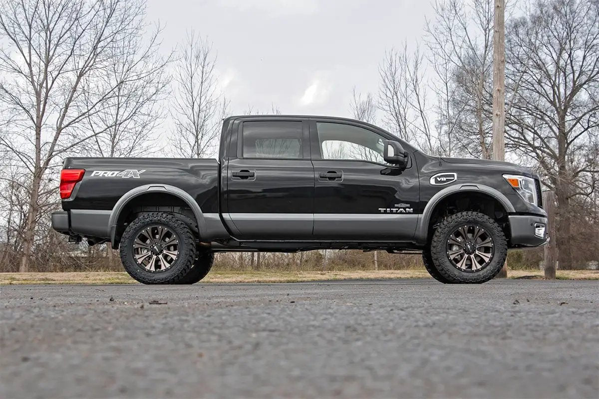 3 Inch Lift Kit | N3 Struts & Shocks | Nissan Titan 4WD (2017-2024) by Rough Country