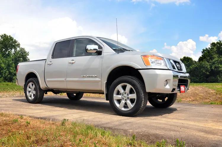 2 Inch Leveling Kit | Red Spacers | Nissan Titan 2WD/4WD (2004-2024) by Rough Country