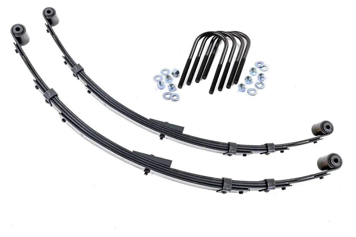 Rear Leaf Springs | 4" Lift | Pair | Jeep Wrangler YJ 4WD (1987-1995) by Rough Country