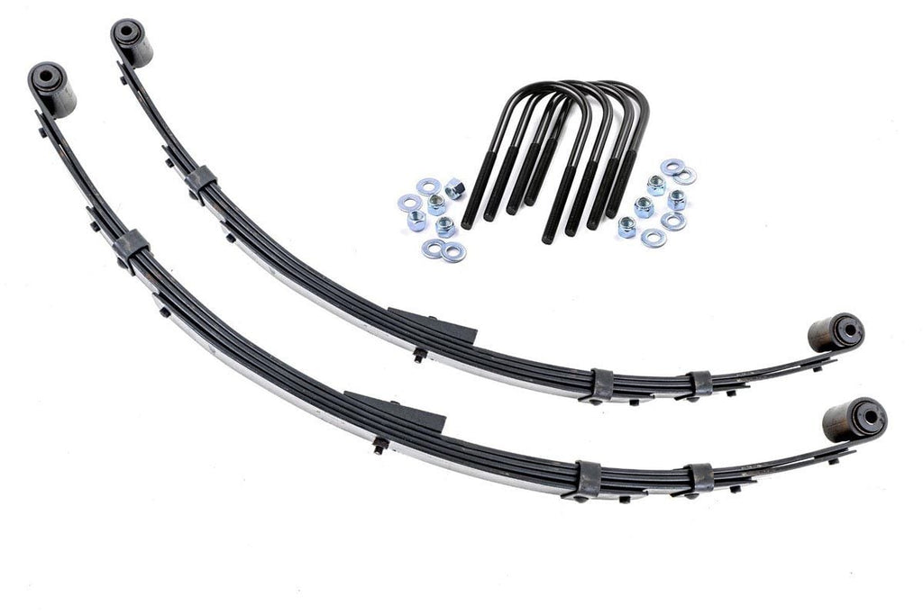 Rear Leaf Springs | 4" Lift | Pair | Jeep Wrangler YJ 4WD (1987-1995) by Rough Country