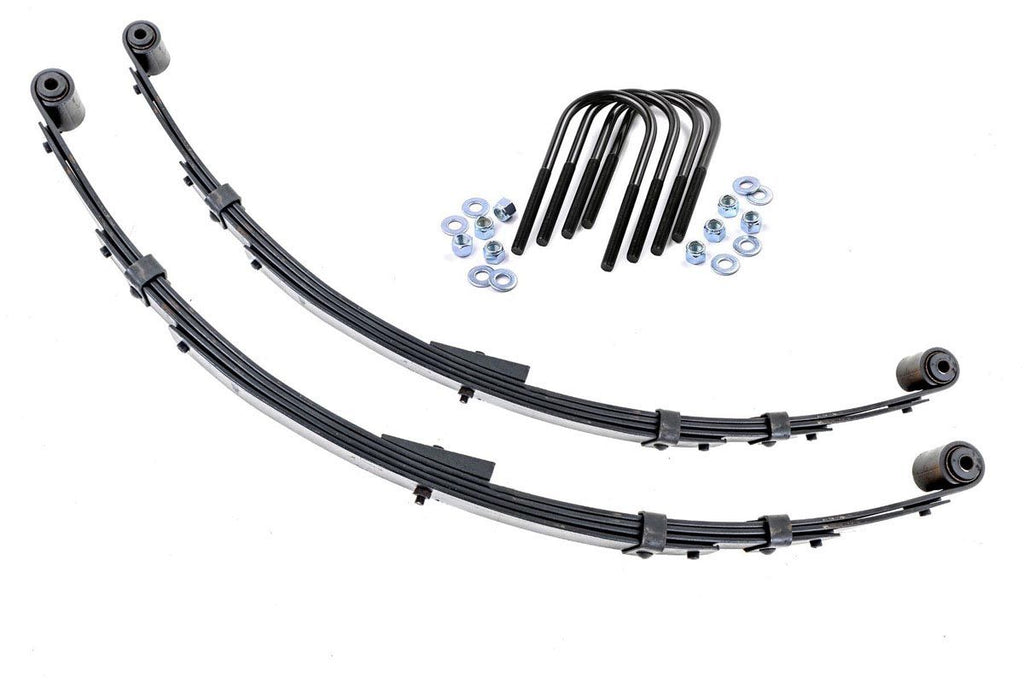 Rear Leaf Springs | 4" Lift | Pair | Jeep Wrangler YJ 4WD (1987-1995) by Rough Country