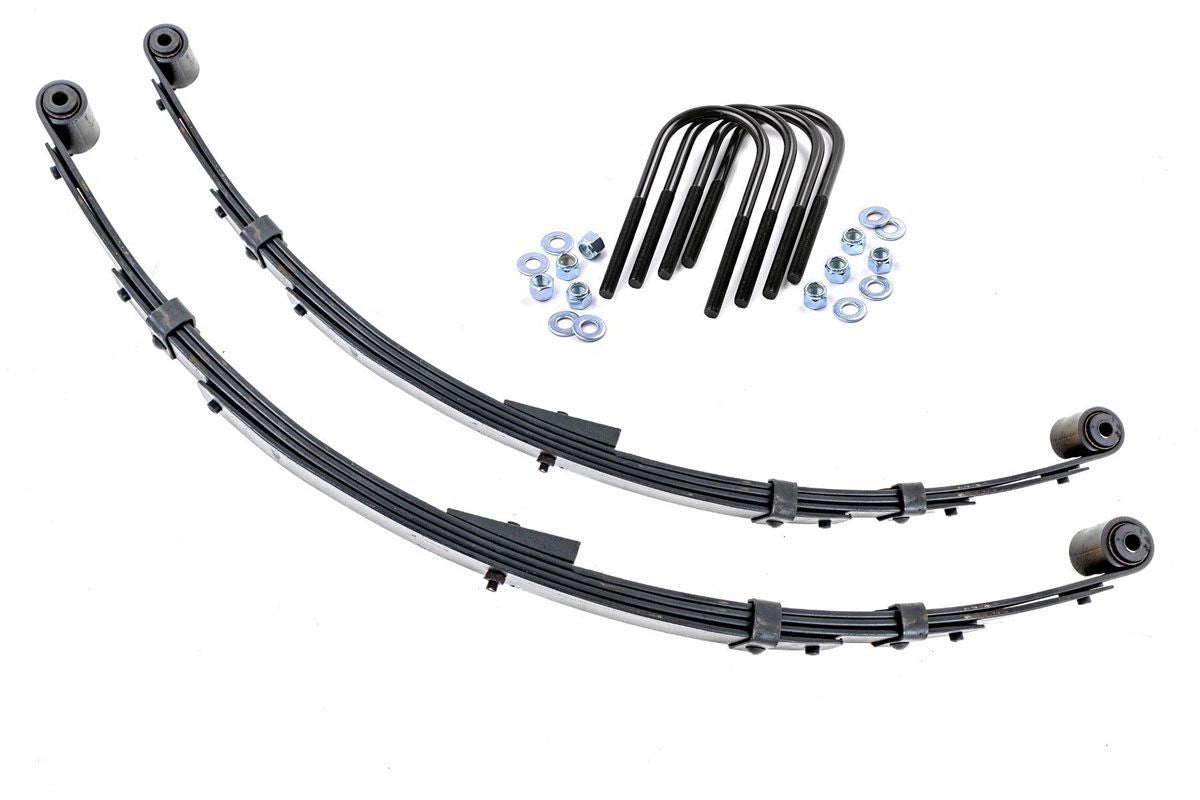 Rear Leaf Springs | 4" Lift | Pair | Jeep Wrangler YJ 4WD (1987-1995) by Rough Country