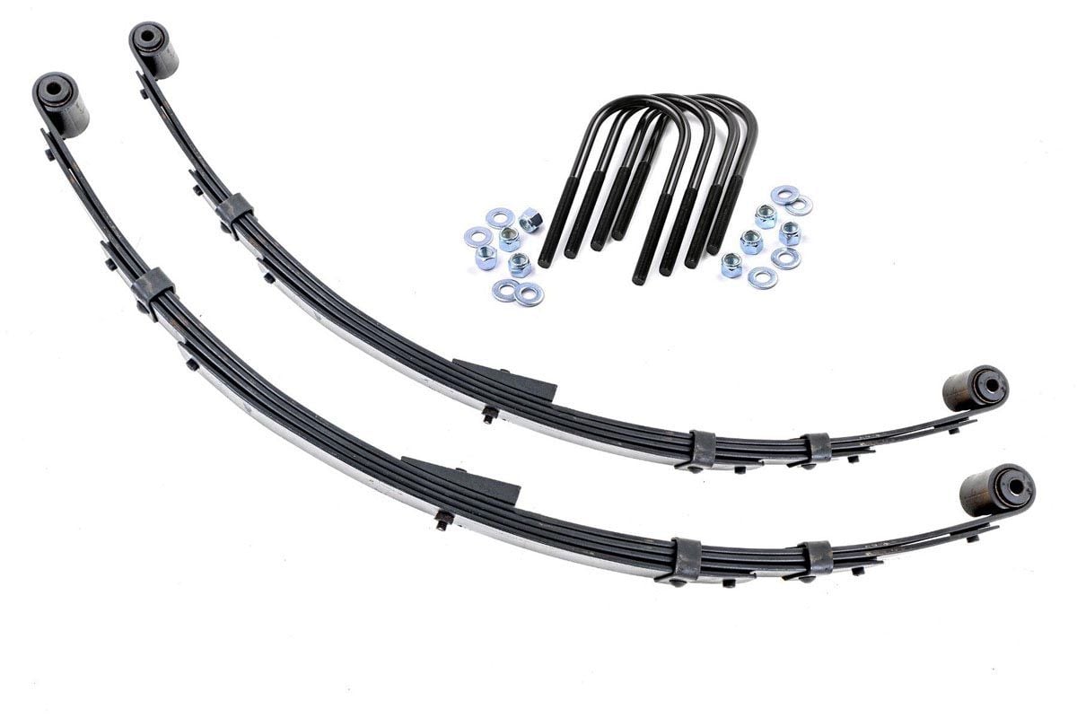 Rear Leaf Springs | 4" Lift | Pair | Jeep Wrangler YJ 4WD (1987-1995) by Rough Country