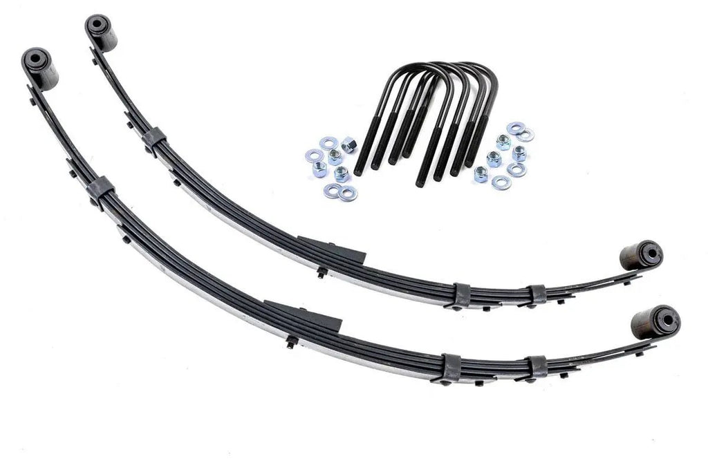 Rear Leaf Springs | 4" Lift | Pair | Jeep Wrangler YJ 4WD (1987-1995) by Rough Country