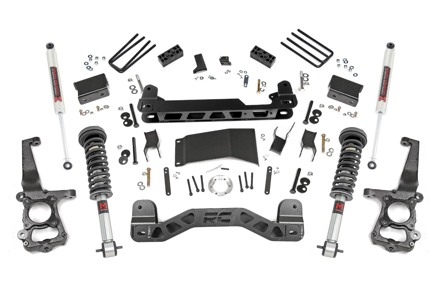 4 Inch Lift Kit | M1 Struts/M1 | Ford F-150 4WD (2015-2020) by Rough Country