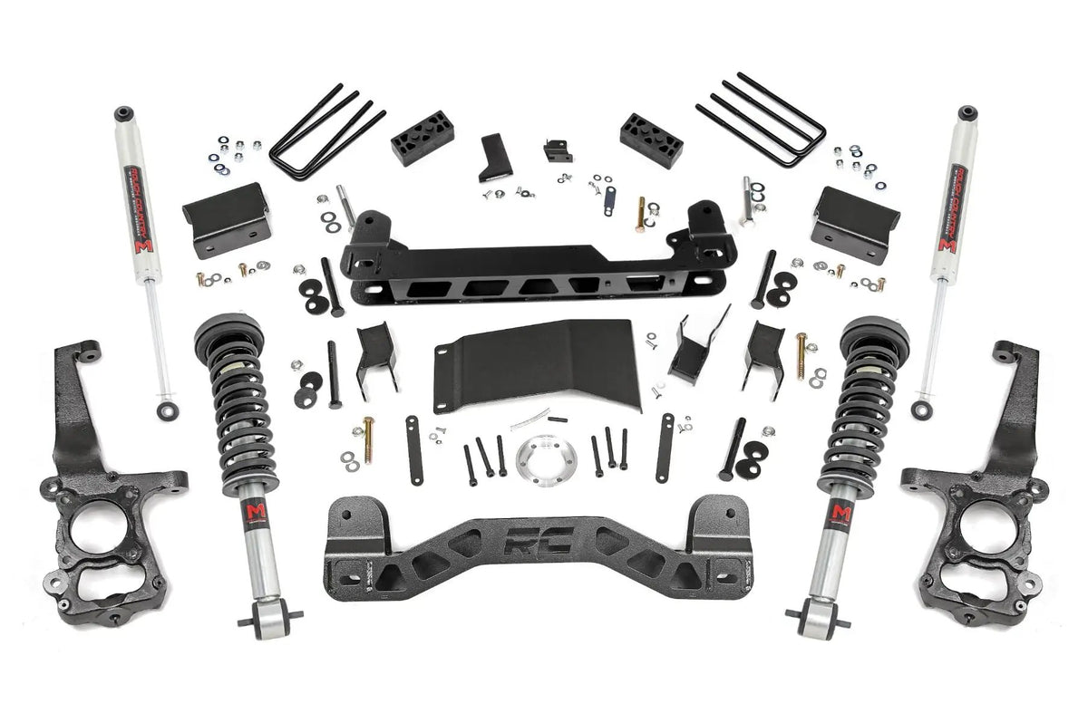 4 Inch Lift Kit | M1 Struts/M1 | Ford F-150 4WD (2015-2020) by Rough Country