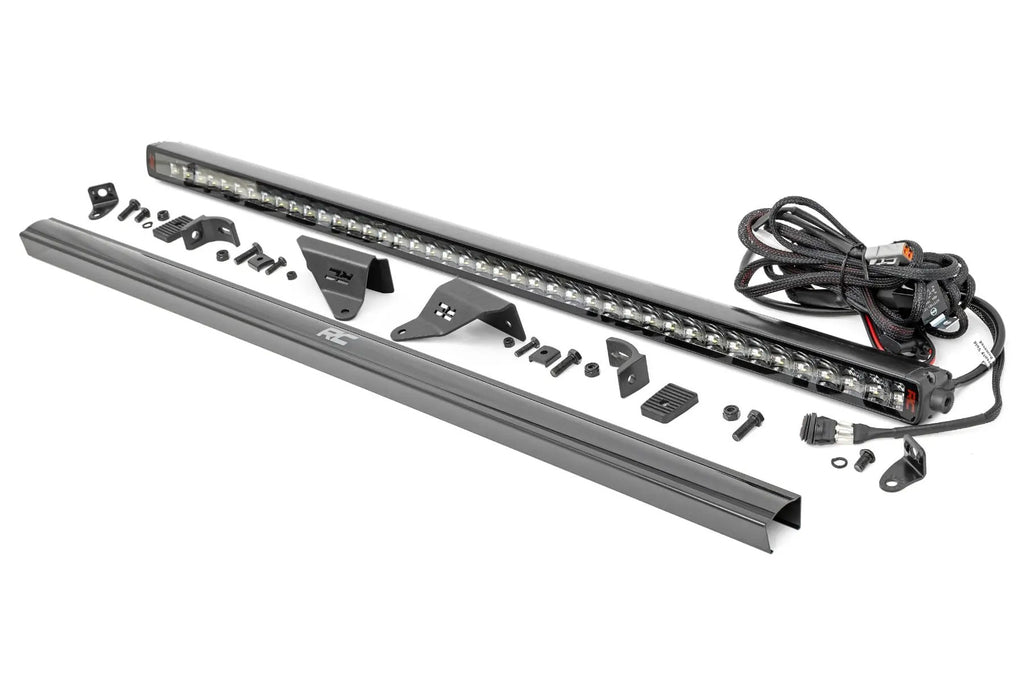 LED Light Kit | Upper Windshield | 40" Spectrum Single Row | Ford Bronco (21-26) by Rough Country