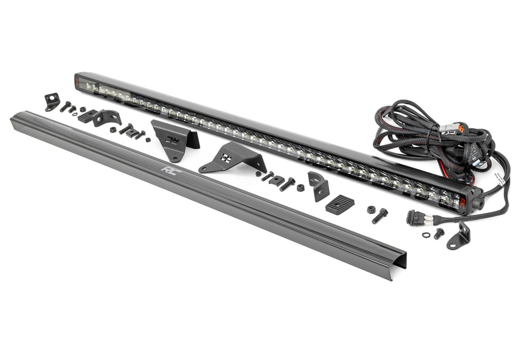 LED Light Kit | Upper Windshield | 40" Spectrum Single Row | Ford Bronco (21-26) by Rough Country