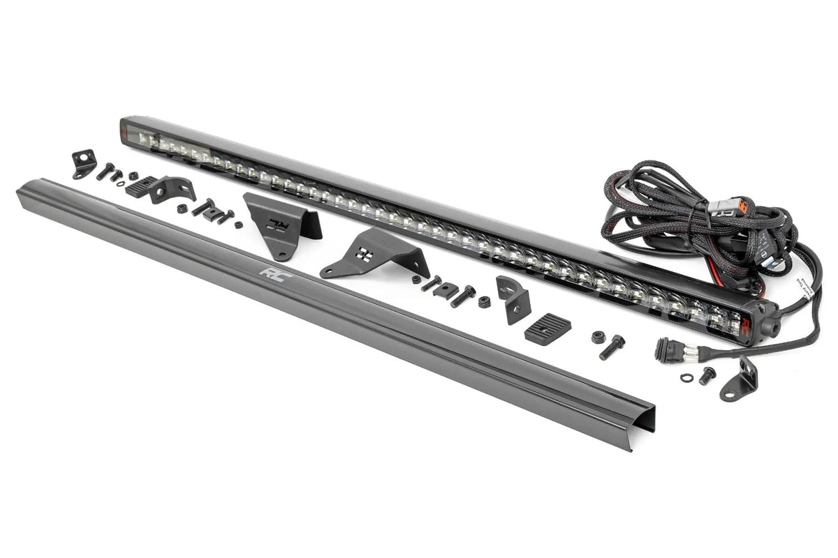 LED Light Kit | Upper Windshield | 40" Spectrum Single Row | Ford Bronco (21-26) by Rough Country