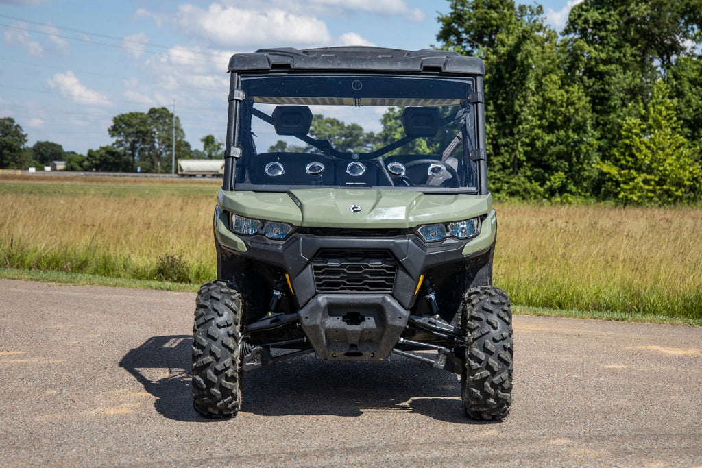 Vented Full Windshield | Scratch Resistant | Can-Am Defender HD 5/HD 8/HD 9/HD 10 by Rough Country