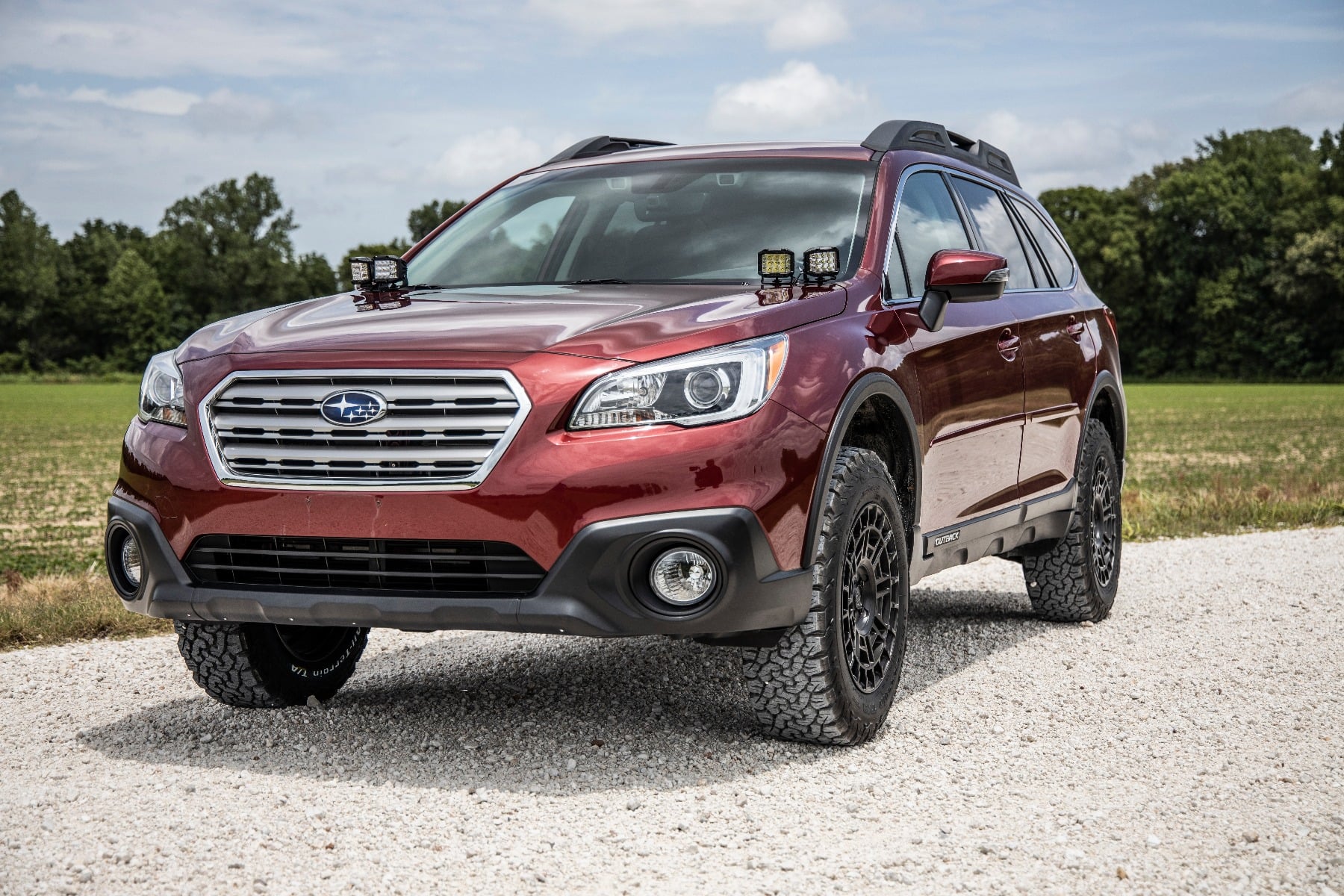 2 Inch Lift Kit | N3 Front Struts | Subaru Outback 4WD (2015-2019) by Rough Country