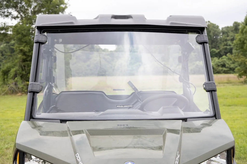 Full Windshield | Scratch Resistant | Mid Size | Polaris Ranger 500/Ranger 800 Mid-Size by Rough Country