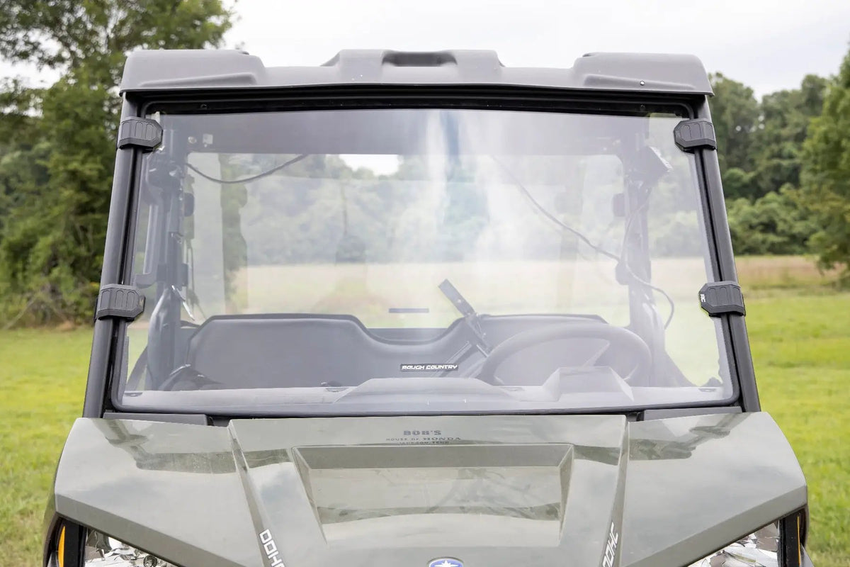 Full Windshield | Scratch Resistant | Mid Size | Polaris Ranger 500/Ranger 800 Mid-Size by Rough Country