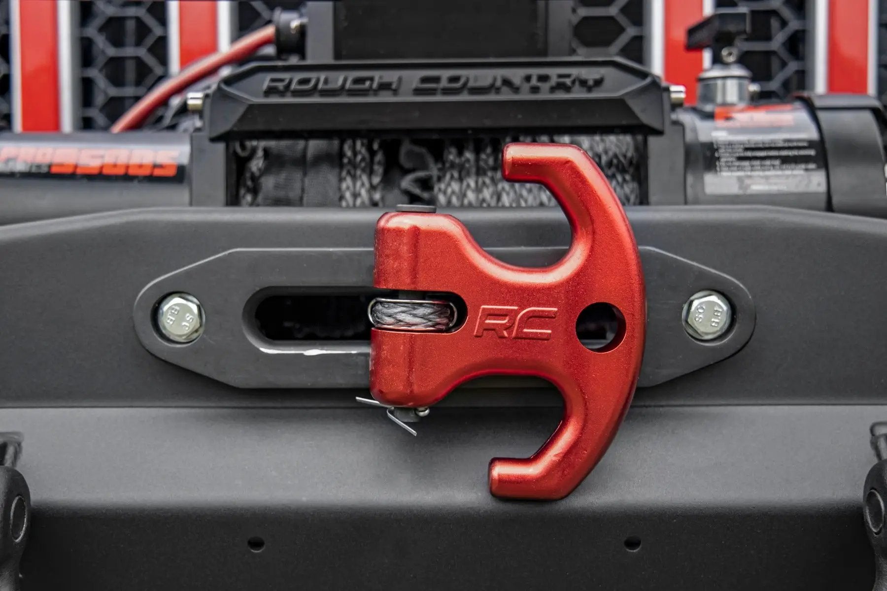 Winch Cleat (Red) by Rough Country