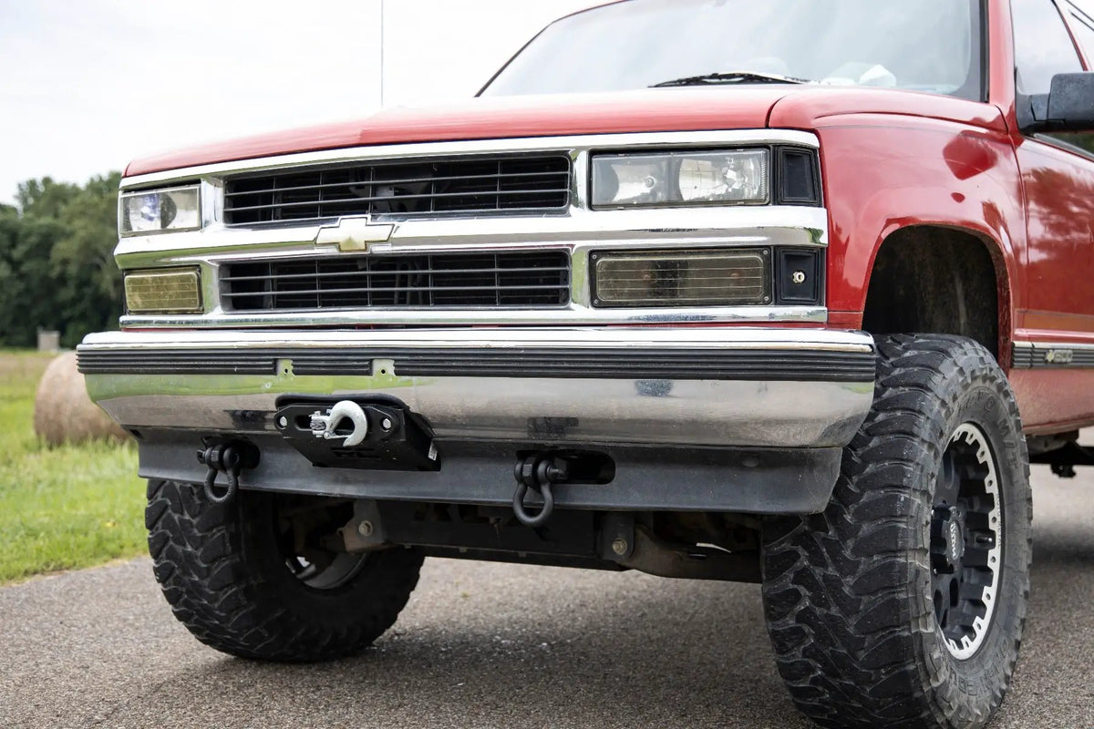 Tow Hook to Shackle Bracket | D-Ring Combo | Chevy/GMC 1500 Truck & SUV (88-99) by Rough Country