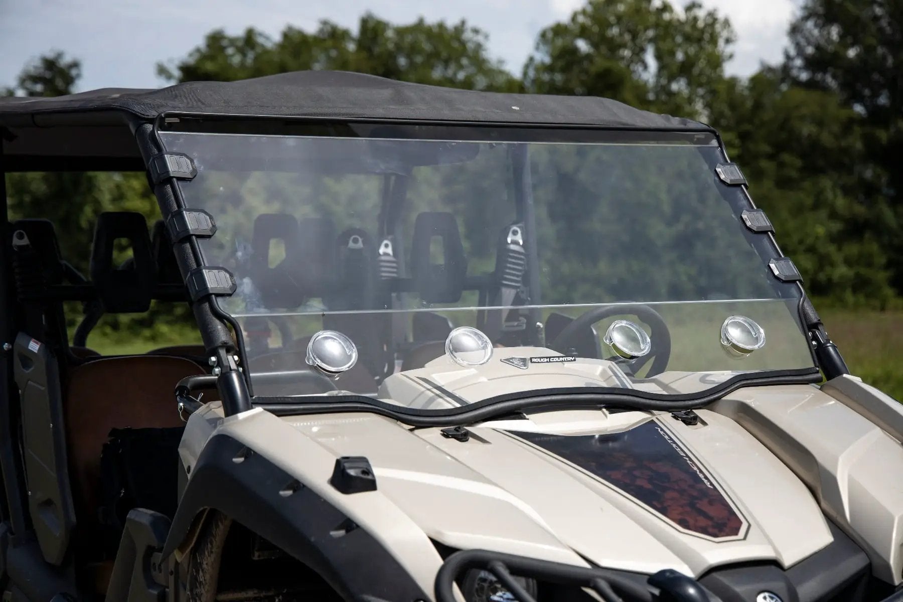 Vented Full Windshield | Scratch Resistant | Yamaha Viking 700 by Rough Country