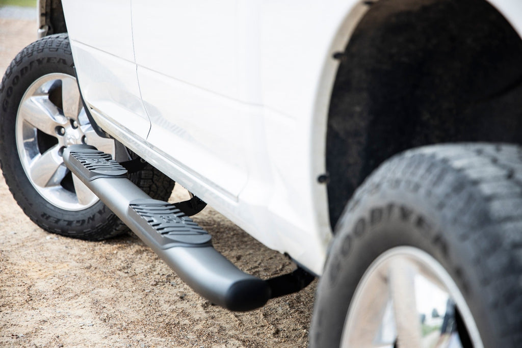 Oval Nerf Step | Crew Cab | Black | Ram 1500/2500/3500 2WD/4WD (2010-2025 & Classic) by Rough Country