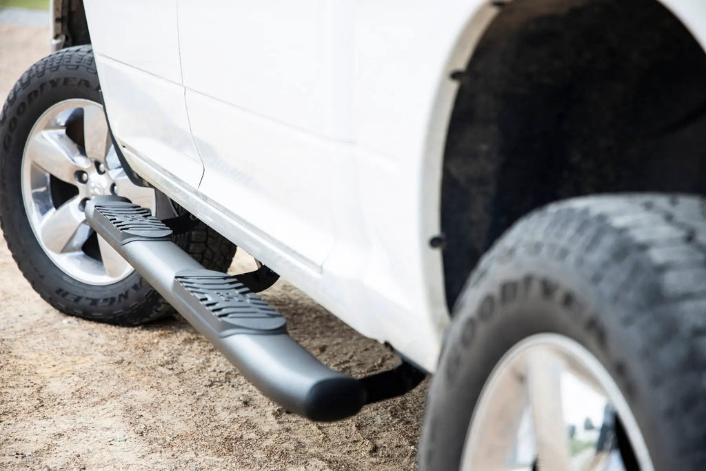 Oval Nerf Step | Crew Cab | Black | Ram 1500/2500/3500 2WD/4WD (2010-2025 & Classic) by Rough Country