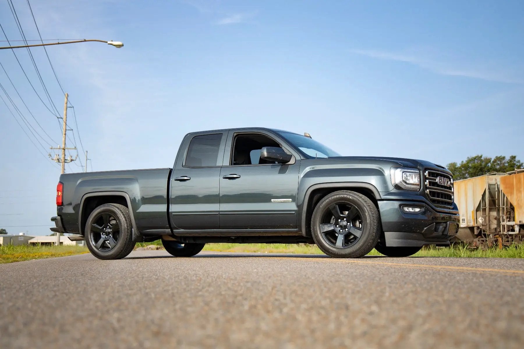 2 Inch Lowering Kit | 4 Inch Rear Lowering | Alum/Stamped Knuckle | Chevy/GMC 1500 (14-18) by Rough Country