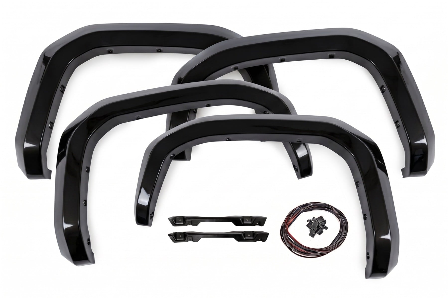 Sport Fender Flares | 202 Gloss Black | Toyota Tacoma 2WD/4WD (2024-2026) by Rough Country