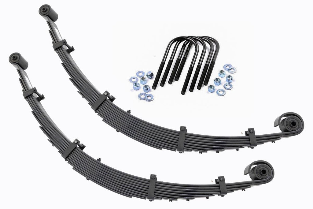 Front Leaf Springs |8" Lift | Pair | Ford F-250/F-350 Super Duty 4WD (99-04) by Rough Country