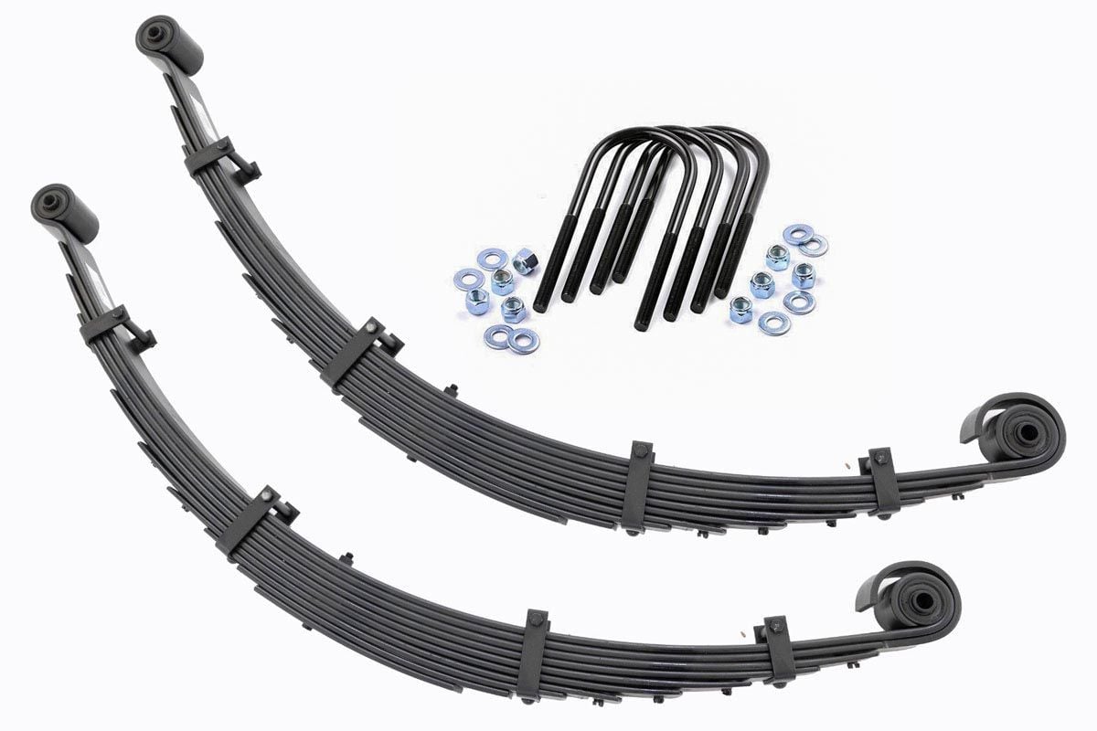Front Leaf Springs |8" Lift | Pair | Ford F-250/F-350 Super Duty 4WD (99-04) by Rough Country