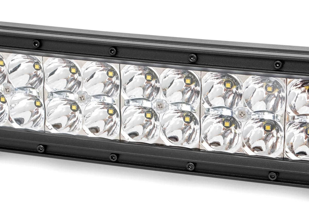30 Inch Chrome Series LED Light Bar | Curved | Dual Row | Cool White DRL by Rough Country
