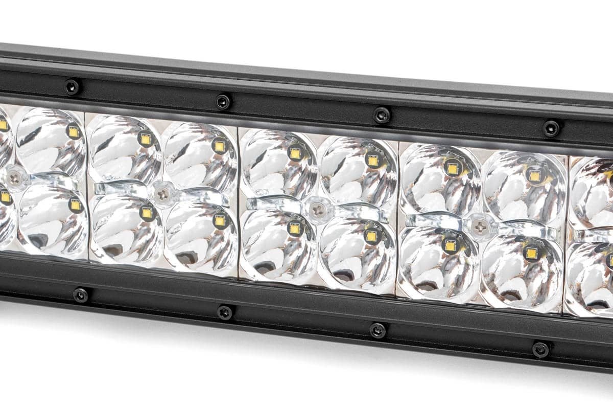 30 Inch Chrome Series LED Light Bar | Curved | Dual Row | Cool White DRL by Rough Country