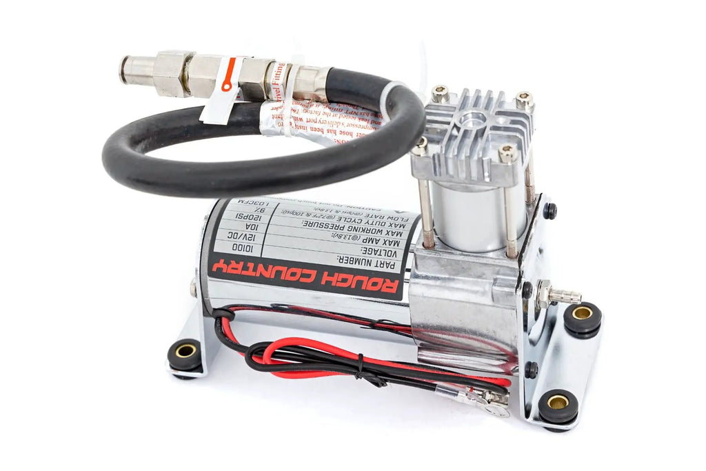 Onboard Air Bag Compressor Kit w/Gauge by Rough Country