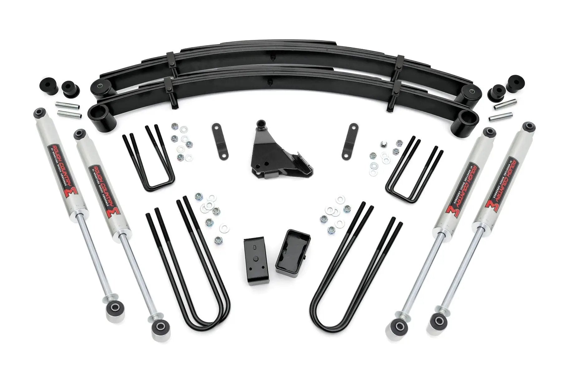4 Inch Lift Kit | Rear Blocks | M1 | Ford F-250/F-350 Super Duty 4WD (99-04) by Rough Country