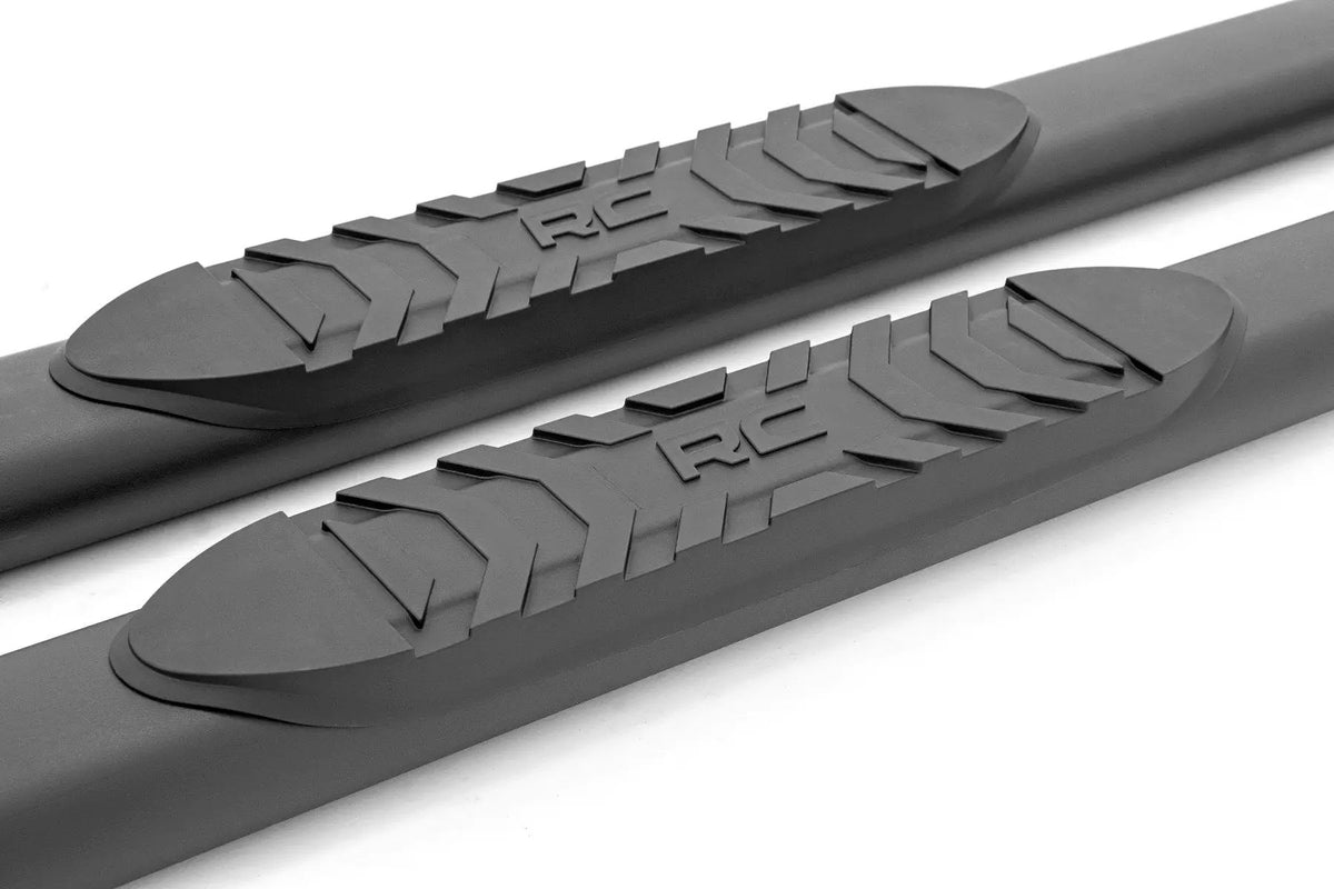 Oval Nerf Step | Crew Cab | Black | Ford F-150 2WD/4WD (2009-2014) by Rough Country