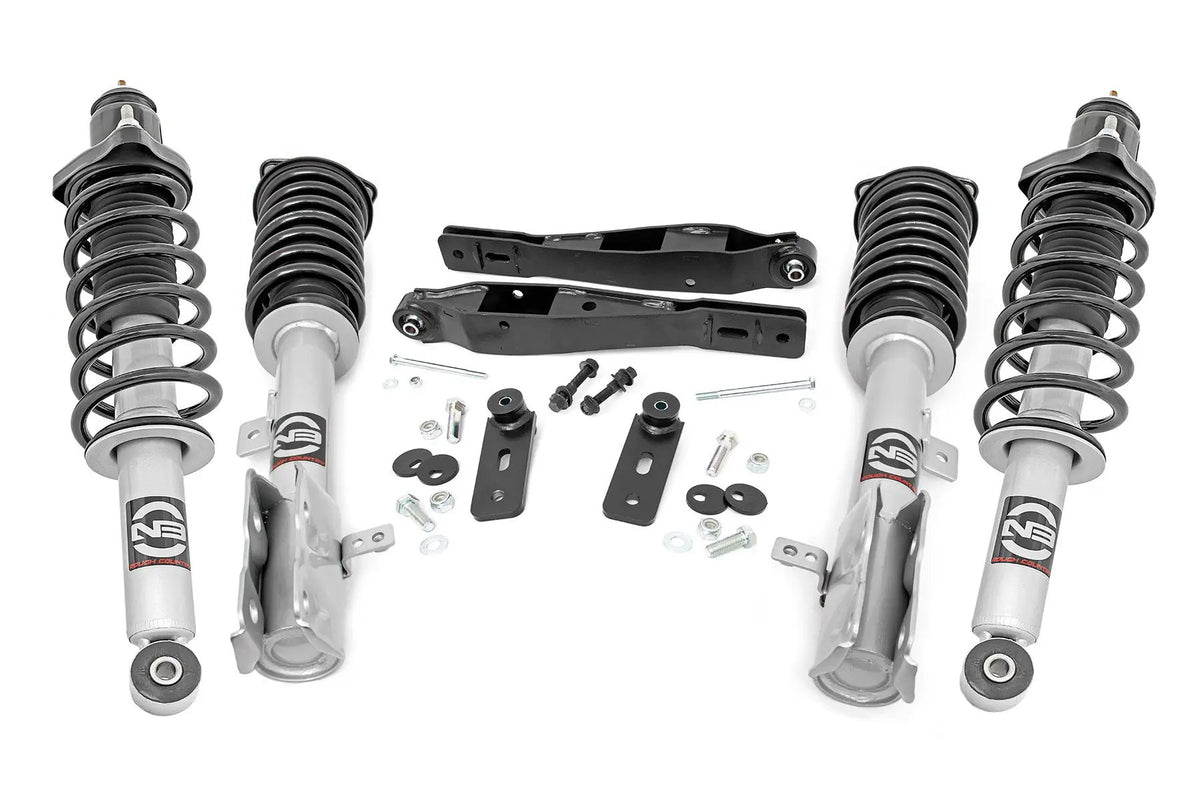 2 Inch Lift Kit | N3 Struts | Jeep Compass (07-16)/Patriot (10-17) by Rough Country