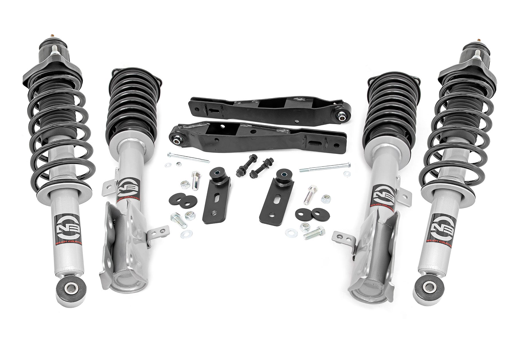 2 Inch Lift Kit | N3 Struts | Jeep Compass (07-16)/Patriot (10-17) by Rough Country