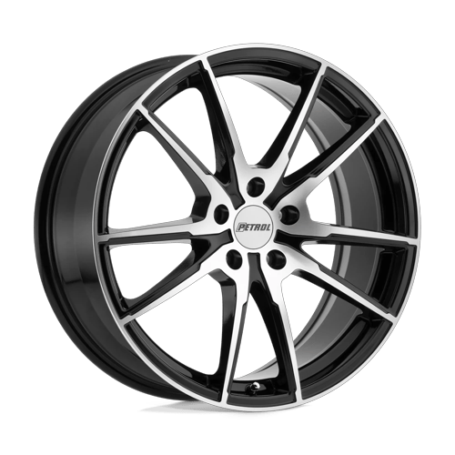 PE P0A 17X8 5X120 76 G-BLK MACH +35 by Petrol Wheels